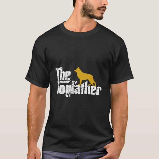 The Dogfather Ger Shepherd DogfatherFather'S Day T-Shirt (Vorderseite)