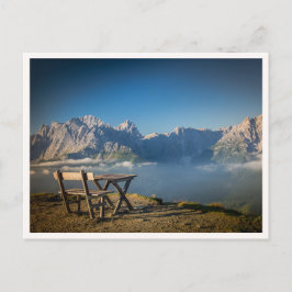 The Dolomites Mountain View Hiking Italy Postkarte