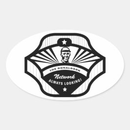 The Donaldson Network Oval Sticker