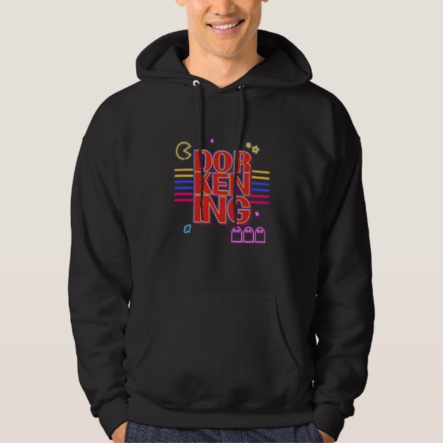 The Dorkening goes to the Arcade Hoodie (Vorderseite)