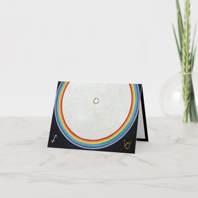 The Dove, No.14. von Hilma af Klint Karte (Vorderseite)