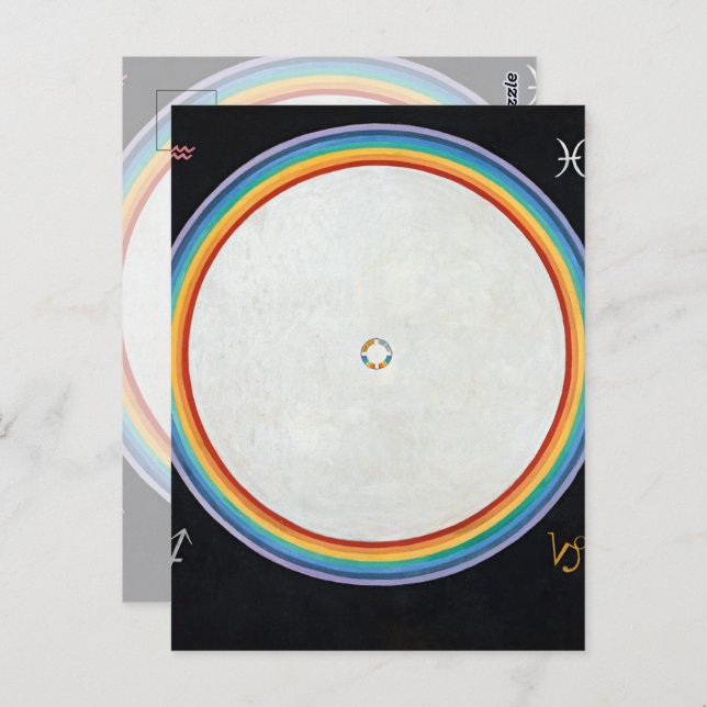 The Dove, No.14. von Hilma af Klint Postkarte (Vorne/Hinten)