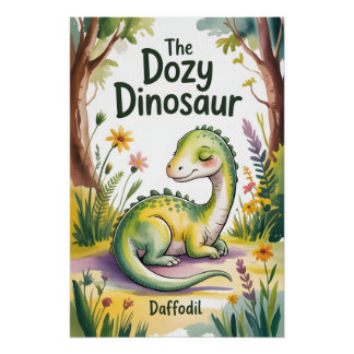 The Dozy Dinosaur Poster