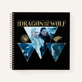 The Dragon and The Wolf Daenerys & Jon Graphic Notizbuch
