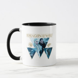The Dragon and The Wolf Daenerys & Jon Graphic Tasse