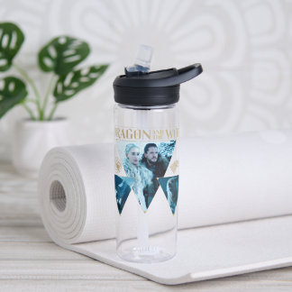 The Dragon and The Wolf Daenerys & Jon Graphic Trinkflasche