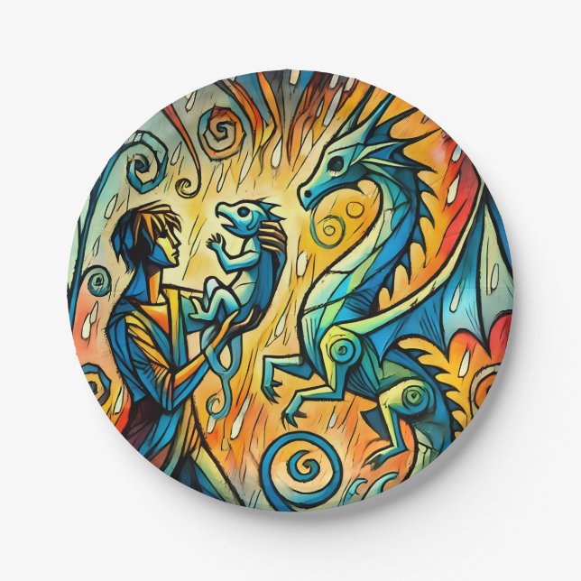  the dragon keeper pappteller (Vorderseite)