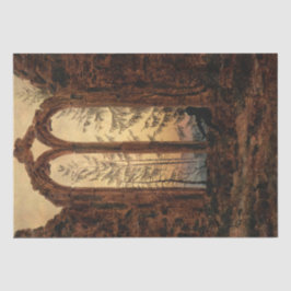 The Dreamer (von Caspar David Friedrich) Postcard Seidenpapier