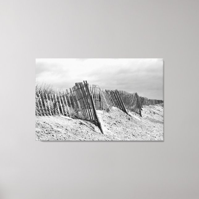 The Dune Fence Canvas Print Leinwanddruck (Vorderseite)