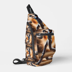 "The Dust Cloud Showdown: A Pitcher's Fury" Crossbody Bag