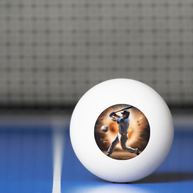 "The Dust Cloud Showdown: A Pitcher's Fury" Tischtennisball (Netto)