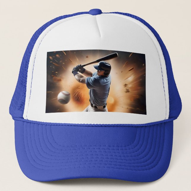 "The Dust Cloud Showdown: A Pitcher's Fury" Truckerkappe (Vorderseite)