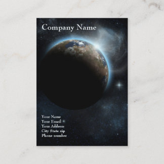 The Earth - 2012 Pocket Calendar Business Card Visitenkarte