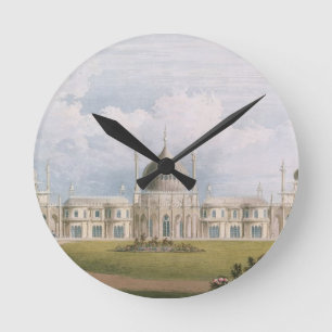 The East Front, from 'Views of the Royal Pavilion, Runde Wanduhr