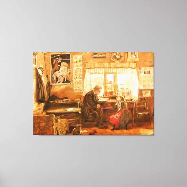 The Echo of 1000 Hours Leinwanddruck (Vorderseite)