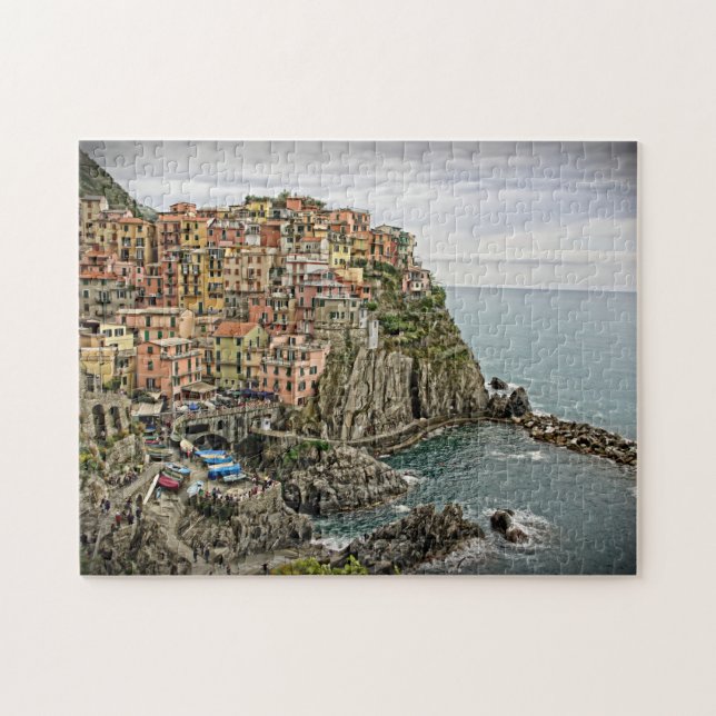 The Edge of Italy - Manarola - Cinque Terre Puzzle (Horizontal)