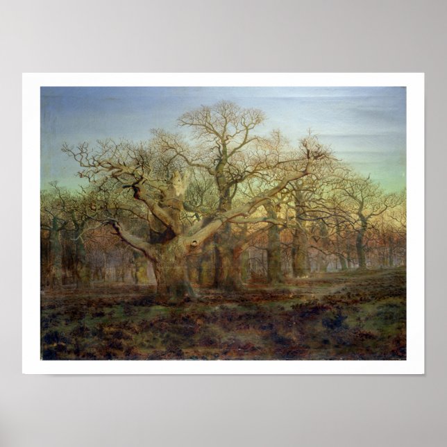 The Edge of Sherwood Forest, 1878 Poster (Vorne)