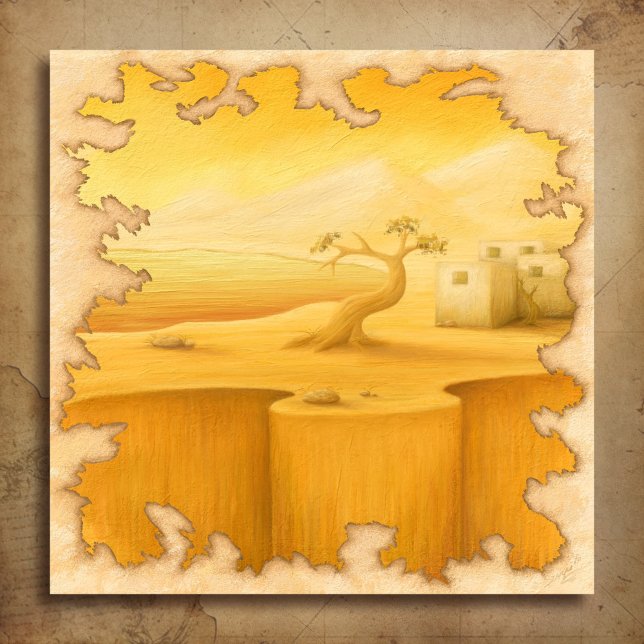 "The Edge of the World" Erlebnismotiv Malerei Leinwanddruck (Von Creator hochgeladen)