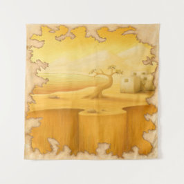 "The Edge of the World" Erlebnismotiv Malerei Wandteppich