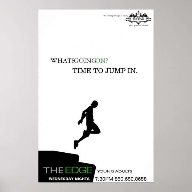 The Edge Poster "Jump" (Vorne)