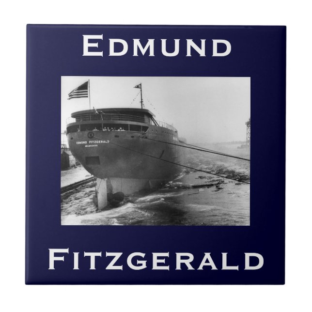 The Edmund Fitzgerald Fliese (Vorderseite)