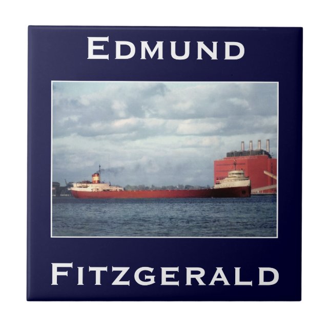 The Edmund Fitzgerald Fliese (Vorderseite)