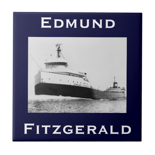 The Edmund Fitzgerald Fliese (Vorderseite)