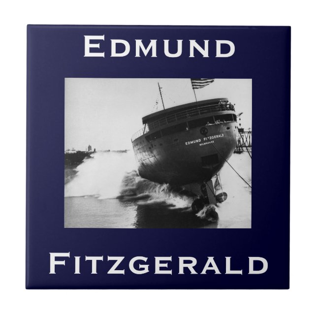 The Edmund Fitzgerald Fliese (Vorderseite)