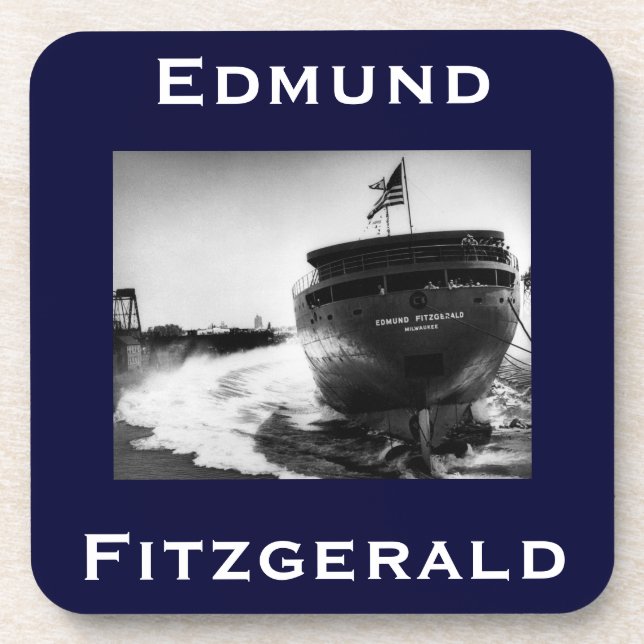 The Edmund Fitzgerald Getränkeuntersetzer (Vorderseite)