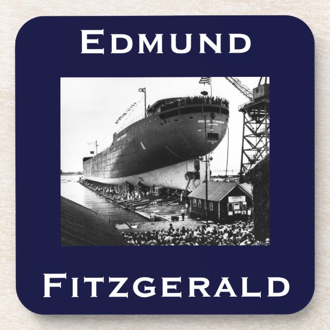 The Edmund Fitzgerald Getränkeuntersetzer (Vorderseite)