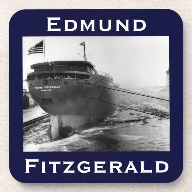 The Edmund Fitzgerald Getränkeuntersetzer (Vorderseite)