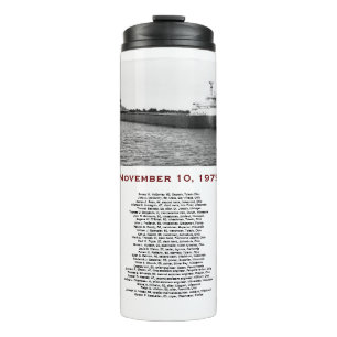 The Edmund Fitzgerald mit Crew-Namen Tasse