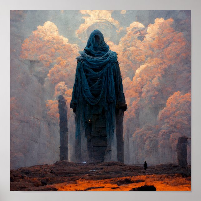 The Effigy Fantasy Sci-Fi Art Poster (Vorne)