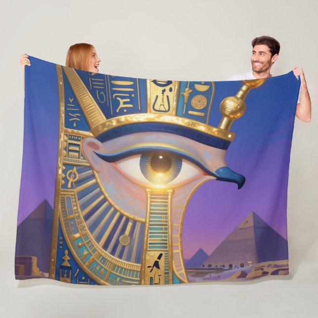 The Egyptian Eye´2 Fleecedecke (Beispiel)