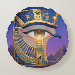 The Egyptian Eye´2 Rundes Kissen