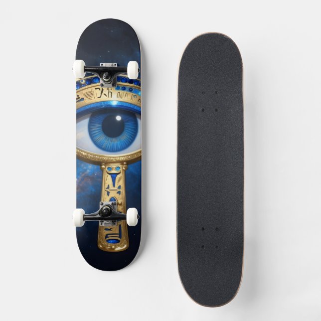 The Egyptian Eye´7 Skateboard (Vorderseite)
