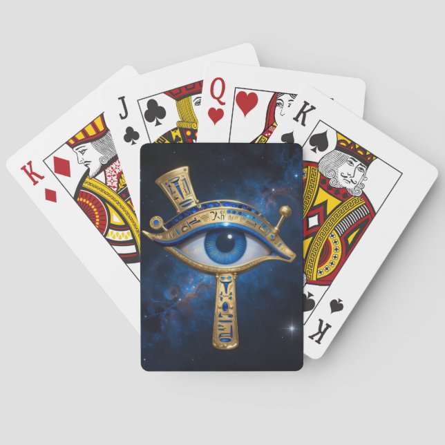 The Egyptian Eye´7 Spielkarten (Rückseite)