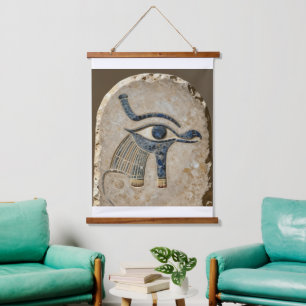 The Egyptian Eye´8 Wandteppich Mit Holzrahmen