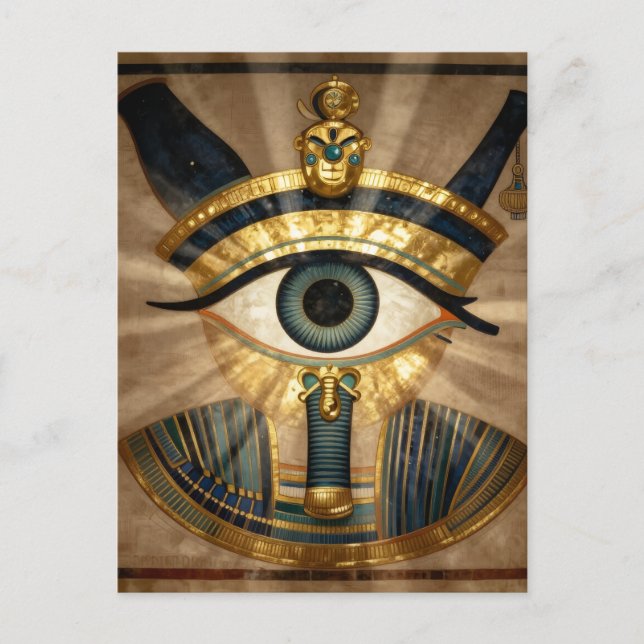 The Egyptian Eye´9 Postkarte (Vorderseite)