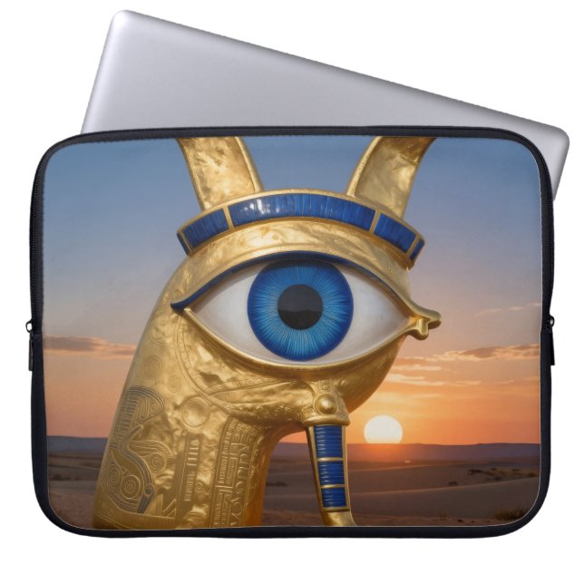 The Egyptian Eye  Laptopschutzhülle (Vorderseite)