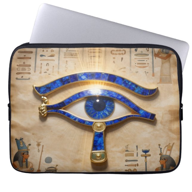The Egyptian Eye  Laptopschutzhülle (Vorderseite)