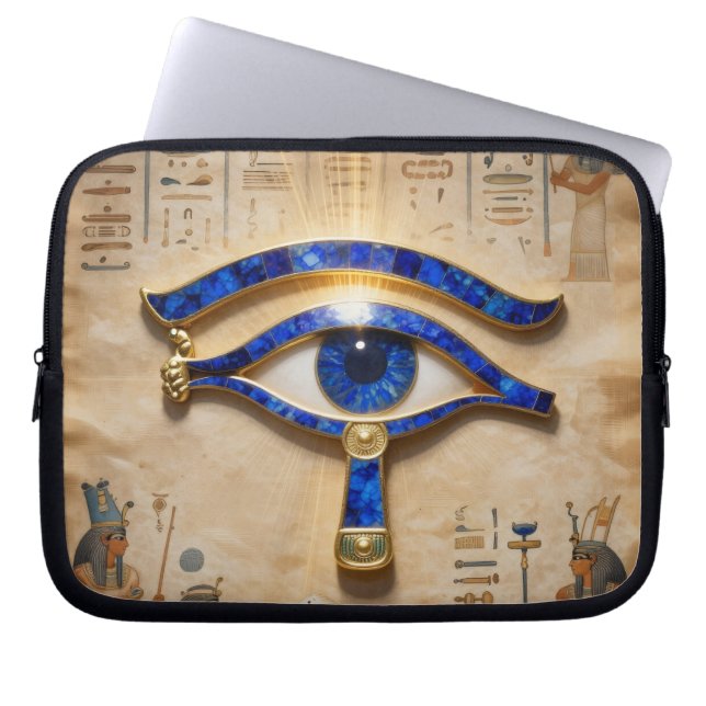 The Egyptian Eye  Laptopschutzhülle (Vorderseite)