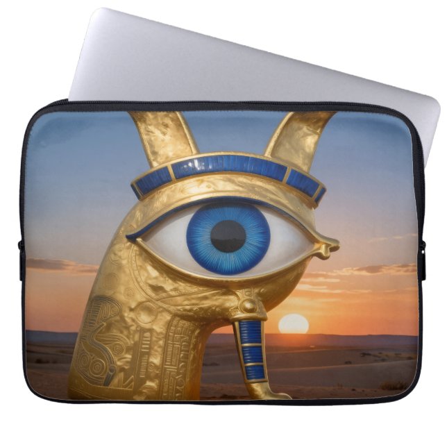 The Egyptian Eye  Laptopschutzhülle (Vorderseite)