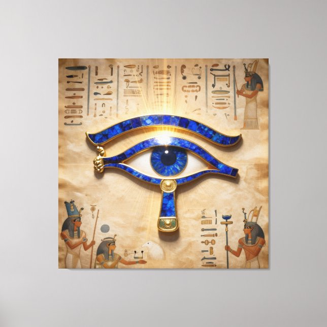 The Egyptian Eye Leinwanddruck (Vorderseite)