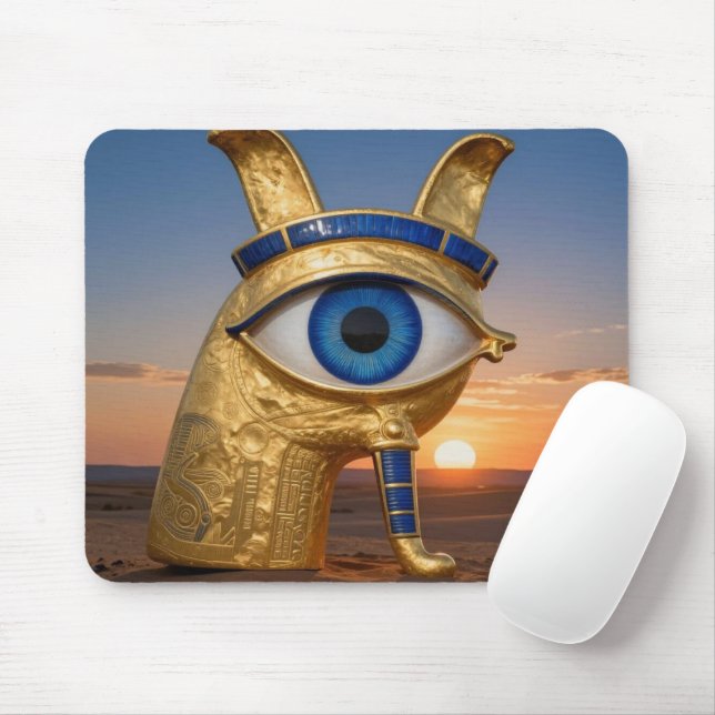 The Egyptian Eye  Mousepad (Mit Mouse)