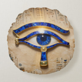 The Egyptian Eye  Rundes Kissen