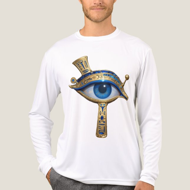 The Egyptian Eye  Tri-Blend Shirt (Vorderseite)