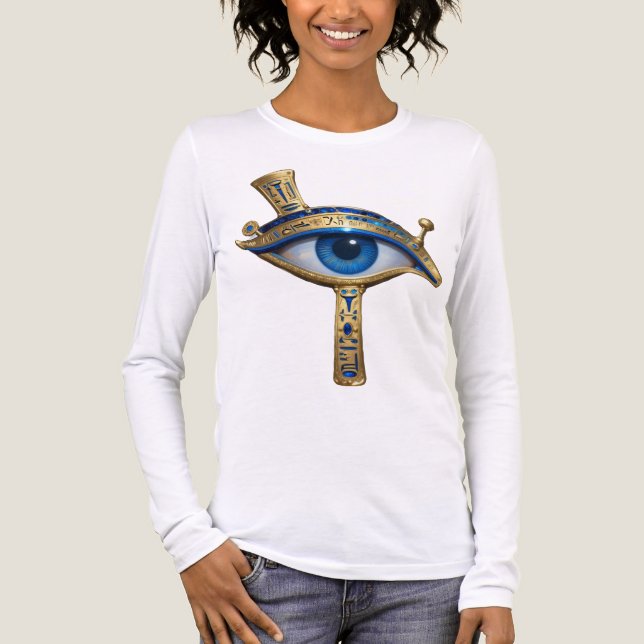 The Egyptian Eye  Tri-Blend Shirt (Vorderseite)
