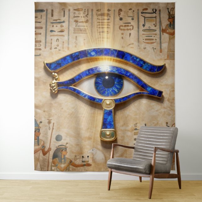 The Egyptian Eye  Wandteppich (Beispiel)