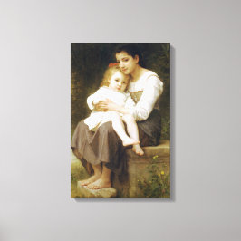 The Elder Sister (von William Bouguereau) Leinwanddruck